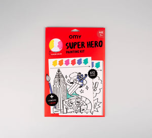Super Hero Mess Free Painting Kit