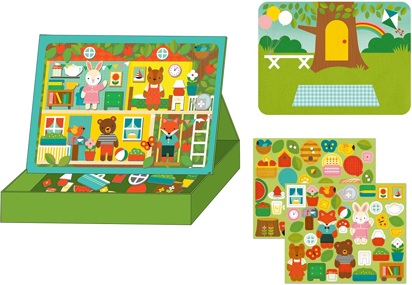 Tree House Party Magnetic Play Set