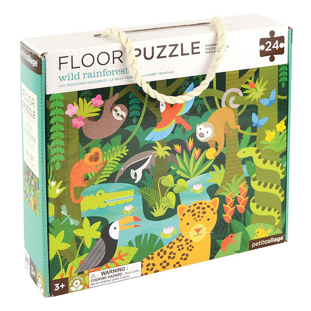Wild Rainforest 24 Piece Floor Puzzle