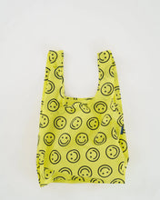 Load image into Gallery viewer, Yellow Happy Baggu Reusable Bag